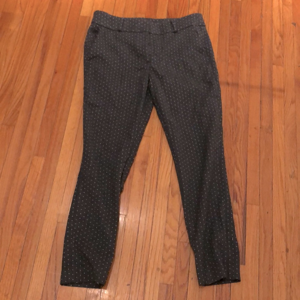 LOFT Marissa skinny polka dot pants